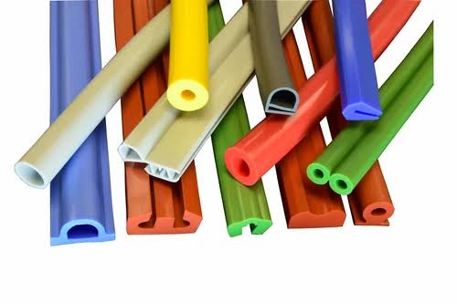Rubber extruded component