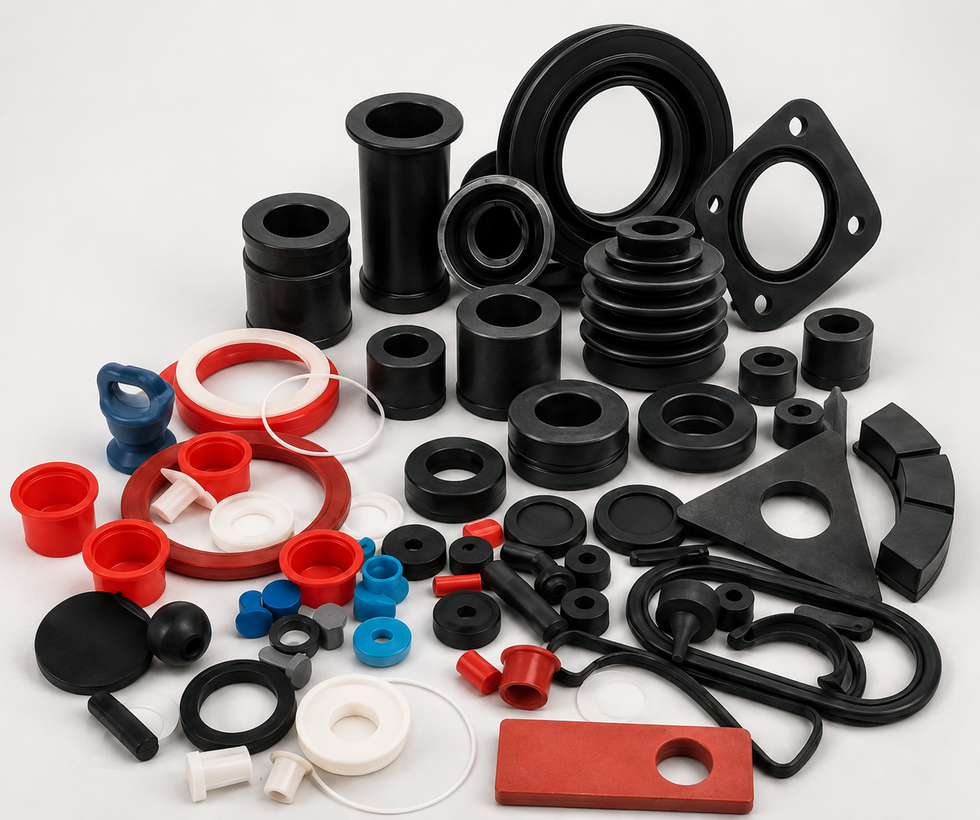 Custom rubber moulded component